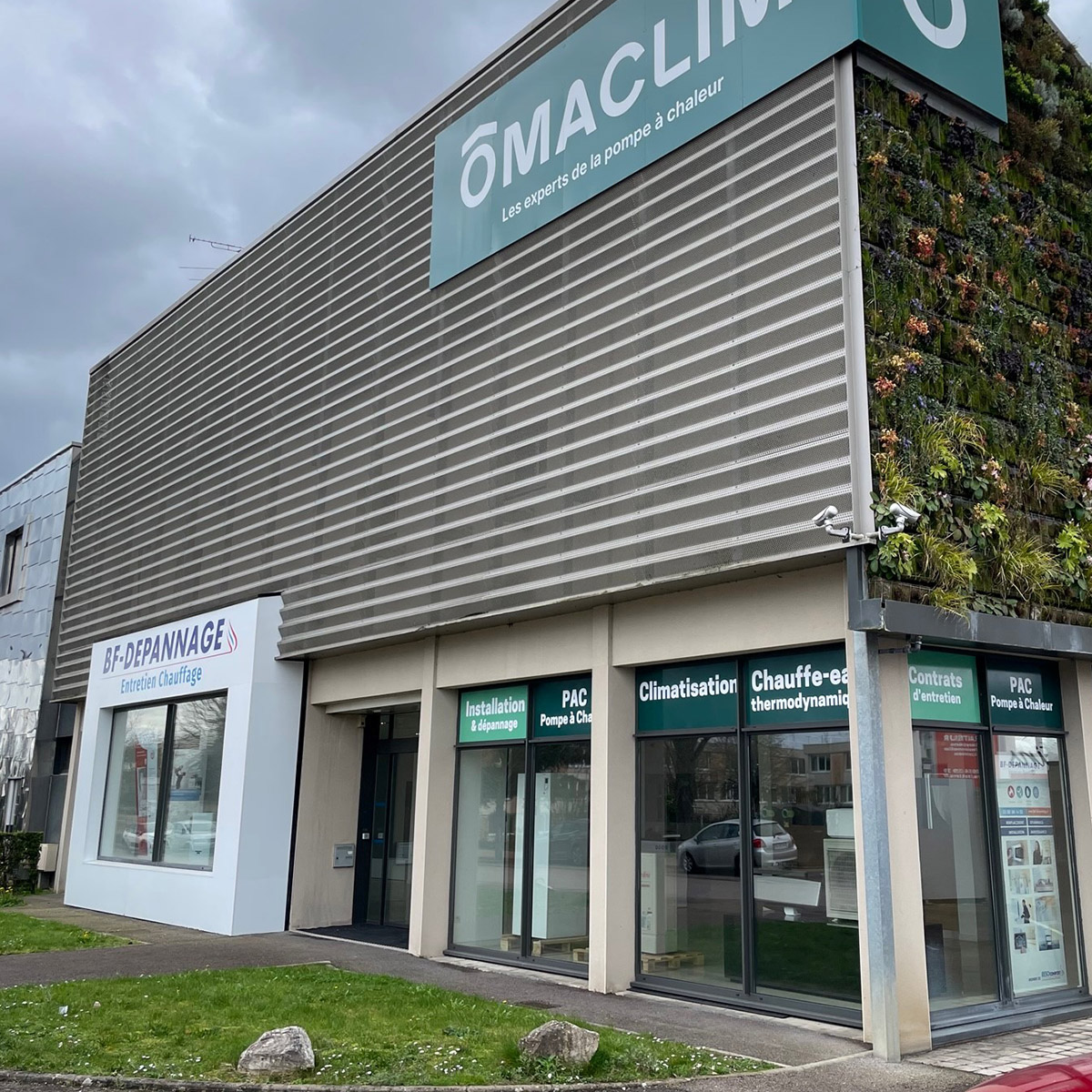Enseigne de l'agence Résoconfort Bf-dépannage Marsannay