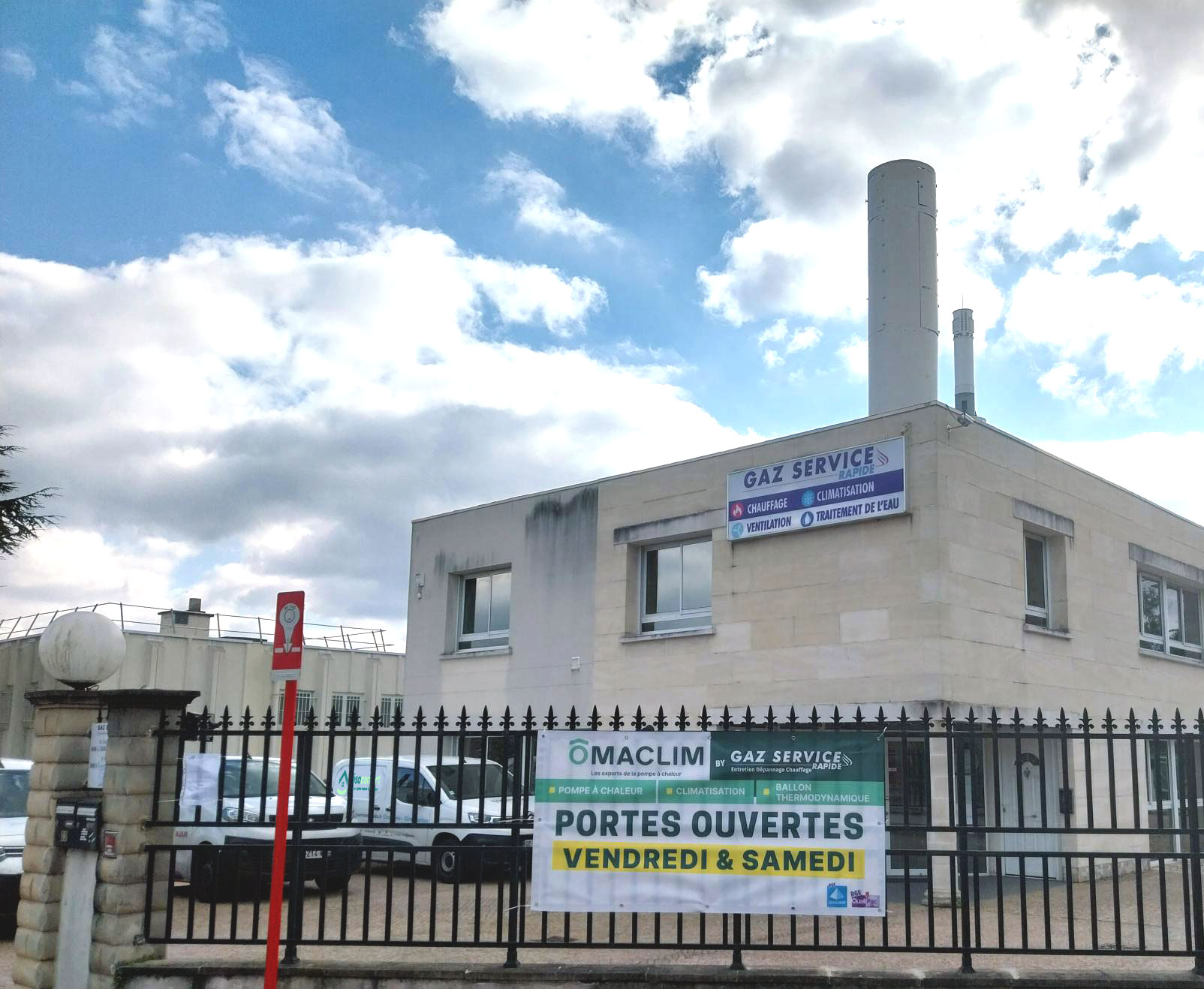 Devanture de l'agence Résoconfort Gaz service rapide Eaubonne